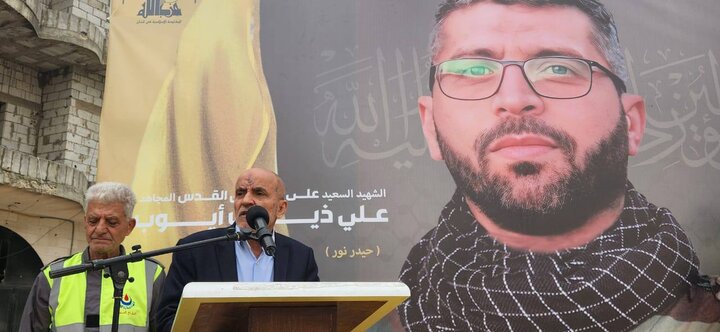 تشییع شهید جنوب لبنان