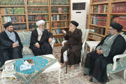 Photos: Secretary General of AhlulBayt World Assembly meets with Ayatollah Sayyed Ali Akbar Haeri in Najaf
