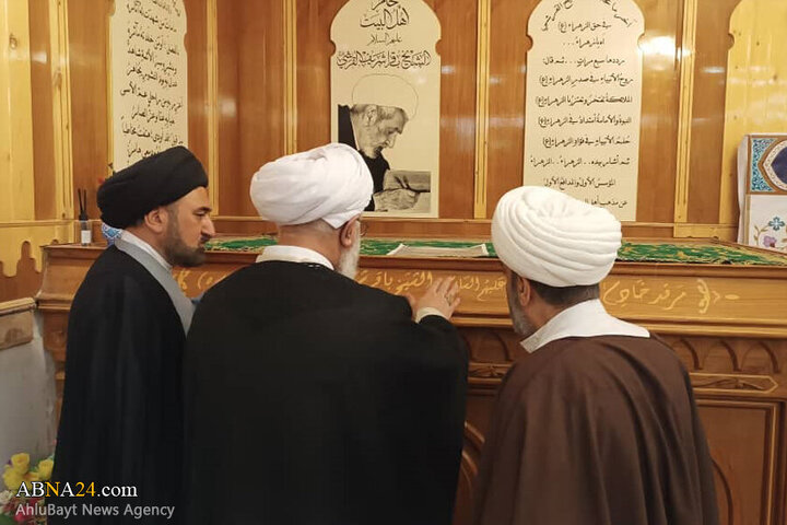 Photos: Secretary General of AhlulBayt World Assembly visits Imam Hassan Mujtaba Library in Najaf