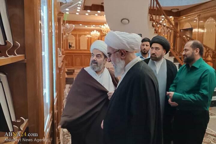 Photos: Secretary General of AhlulBayt World Assembly visits Imam Hassan Mujtaba Library in Najaf