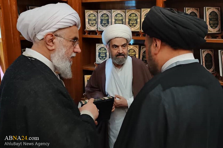 Photos: Secretary General of AhlulBayt World Assembly visits Imam Hassan Mujtaba Library in Najaf