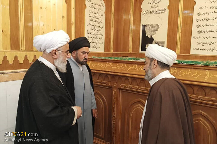 Photos: Secretary General of AhlulBayt World Assembly visits Imam Hassan Mujtaba Library in Najaf