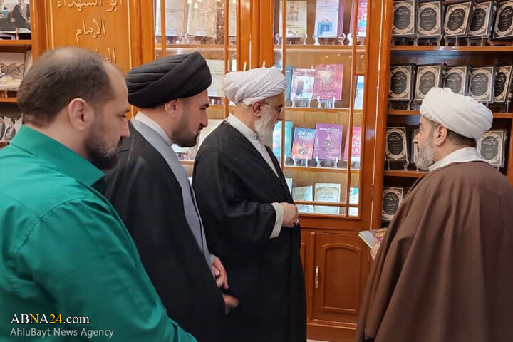 Photos: Secretary General of AhlulBayt World Assembly visits Imam Hassan Mujtaba Library in Najaf