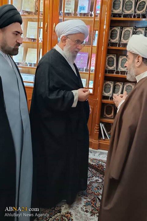 Photos: Secretary General of AhlulBayt World Assembly visits Imam Hassan Mujtaba Library in Najaf