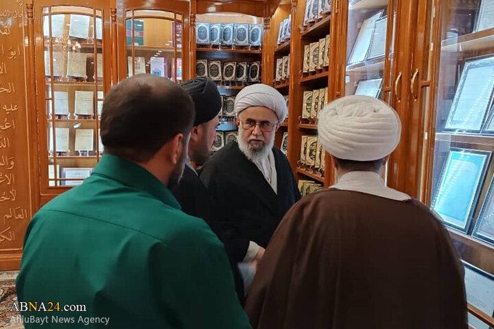 Photos: Secretary General of AhlulBayt World Assembly visits Imam Hassan Mujtaba Library in Najaf