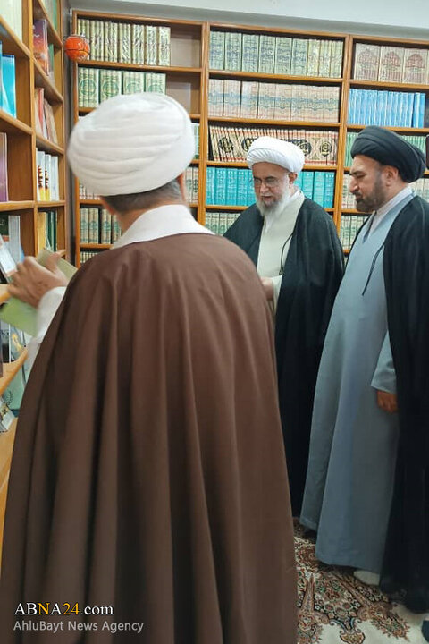 Photos: Secretary General of AhlulBayt World Assembly visits Imam Hassan Mujtaba Library in Najaf