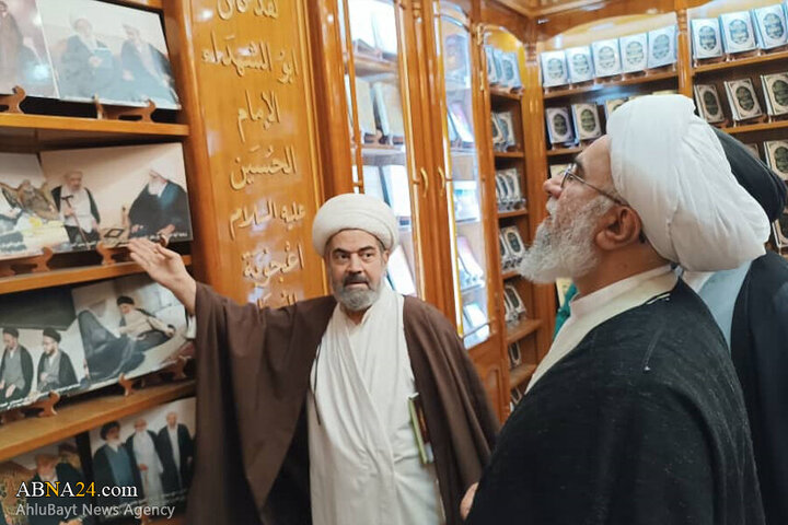 Photos: Secretary General of AhlulBayt World Assembly visits Imam Hassan Mujtaba Library in Najaf