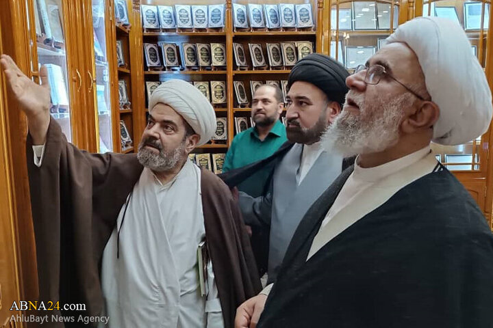 Photos: Secretary General of AhlulBayt World Assembly visits Imam Hassan Mujtaba Library in Najaf