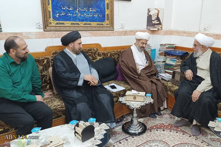 Photos: Secretary General of AhlulBayt World Assembly visits Imam Hassan Mujtaba Library in Najaf