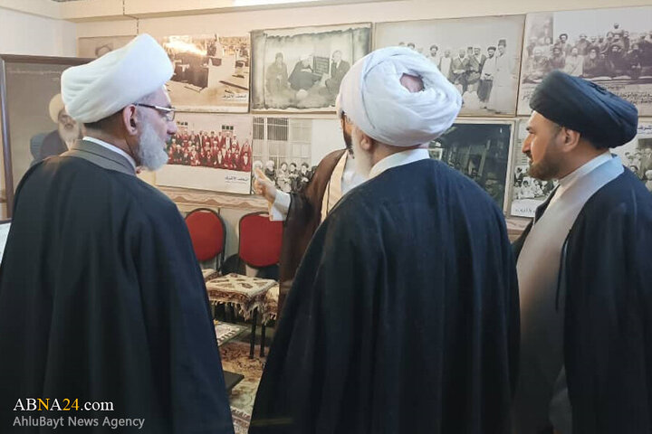 Photos: Ayatollah Ramazani visits "Torath" Writing, Researching, Publishing center of Najaf Seminary
