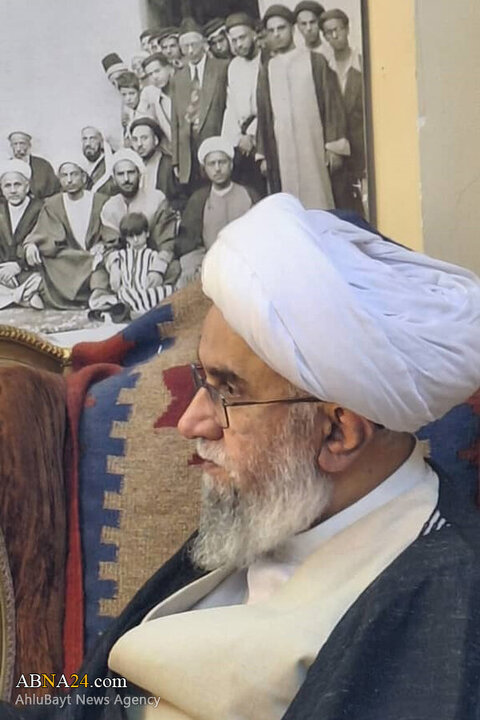 Photos: Ayatollah Ramazani visits "Torath" Writing, Researching, Publishing center of Najaf Seminary