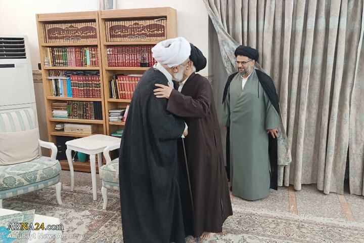 Photos: Secretary General of AhlulBayt World Assembly visits Ayatollah Sayyed Ali Akbar Haeri in Najaf