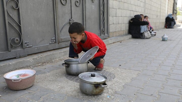 Photos: Food crisis in Nuseirat refugee camp in central Gaza