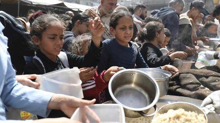 Photos: Food crisis in Nuseirat refugee camp in central Gaza