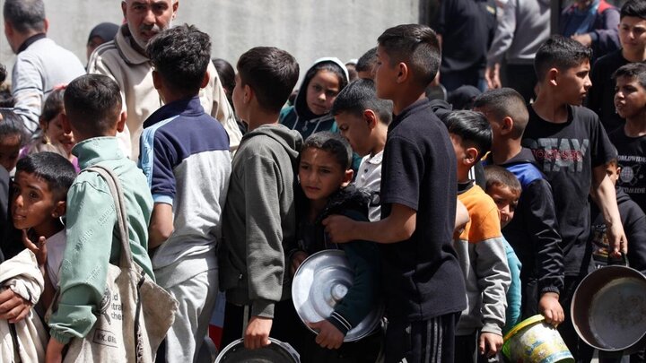 Photos: Food crisis in Nuseirat refugee camp in central Gaza