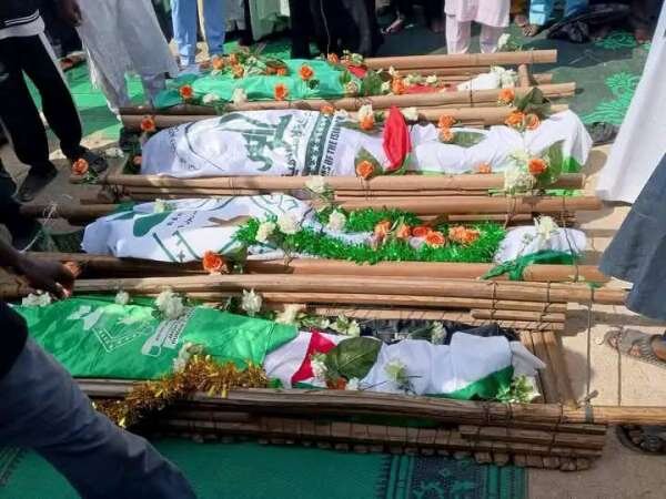 Funeral prayer of five Quds Day Martyrs held in Zaria, Nigeria
