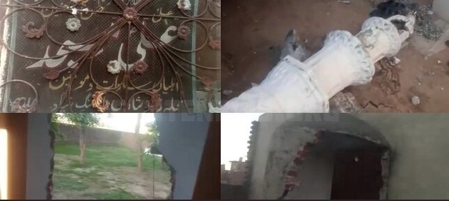 Tehreek-e-Labbaik Pakistan terrorists attack Ali Mosque in Sialkot causing severe damages