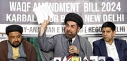 Waqf Act: Indian Shia cleric Maulana Kalbe Jawad, addresses press conference