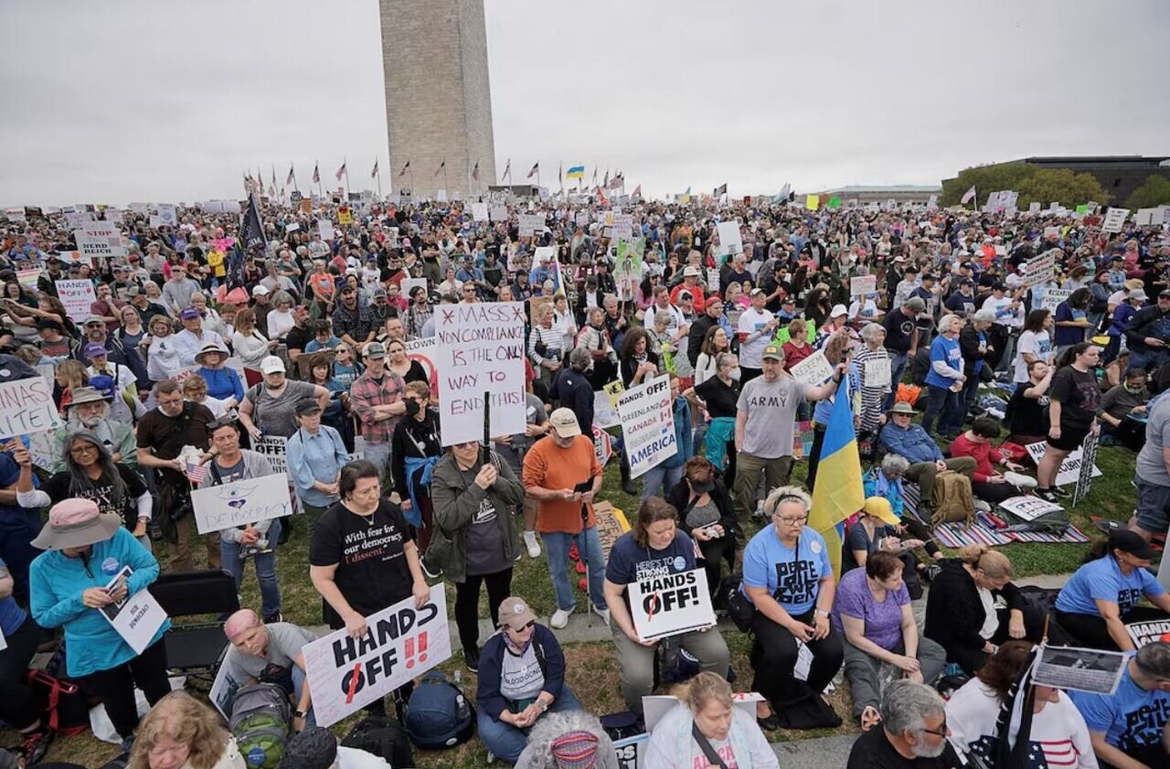 ‘Hands Off’ protests held in US, other countries against Trump, Elon Musk