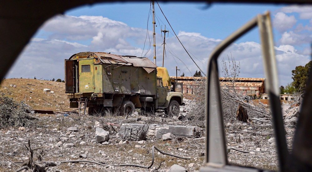 Zionist regime claims it destroyed former military site in southern Syria