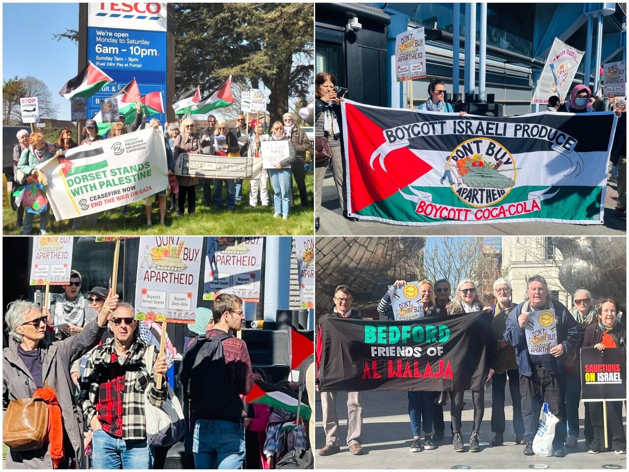 Pro-Palestine protesters rally across Britain to call for boycott of Israeli regime