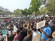 Photos: Shia protest erupts against Saudi Arabia in India on anniversary of Jannat al-Baqi Demolition