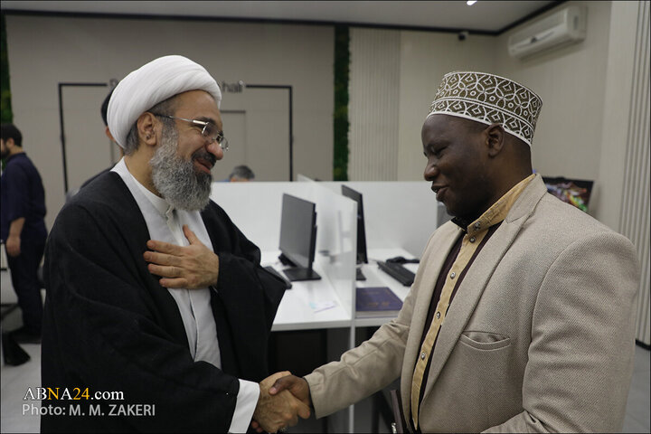 Photos: Ayatollah Sheikh Hussain Maatooq visits ABNA news agency