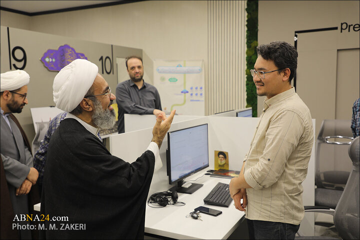 Photos: Ayatollah Sheikh Hussain Maatooq visits ABNA news agency