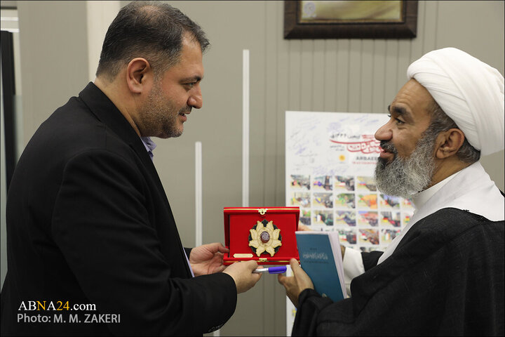 Photos: Ayatollah Sheikh Hussain Maatooq visits ABNA news agency