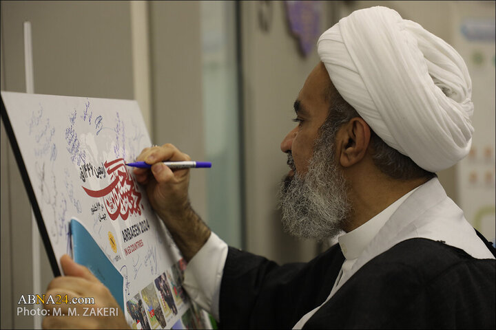Photos: Ayatollah Sheikh Hussain Maatooq visits ABNA news agency