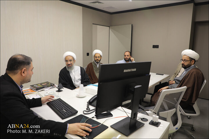Photos: Ayatollah Sheikh Hussain Maatooq visits ABNA news agency