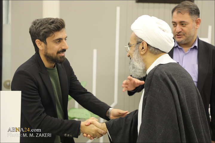 Photos: Ayatollah Sheikh Hussain Maatooq visits ABNA news agency