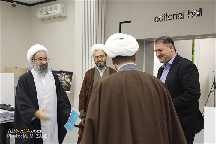 Photos: Ayatollah Sheikh Hussain Maatooq visits ABNA news agency