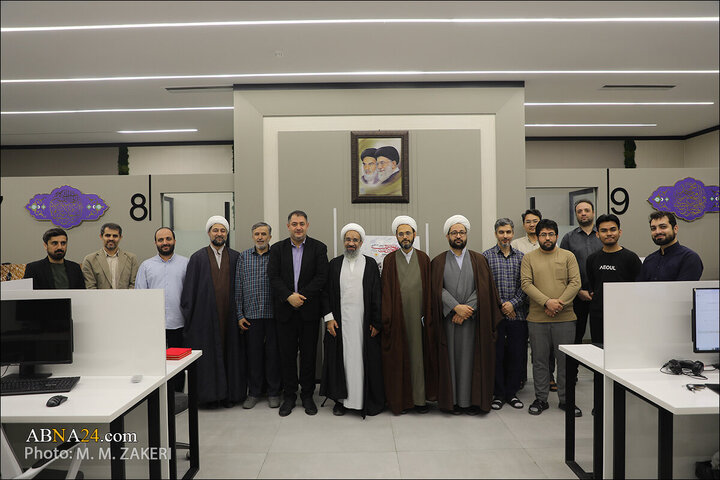 Photos: Ayatollah Sheikh Hussain Maatooq visits ABNA news agency