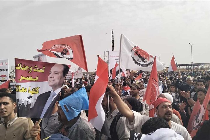 Photos: Massive demonstrations in Egypt in support of oppressed people of Gaza