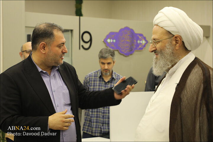 Photos: Ayatollah Faqihi visits editorial office of AhlulBayt International News Agency – ABNA