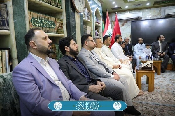 Ramadan Quran reciters honored by Imam Hussein Shrine’s custodian (+Photos)