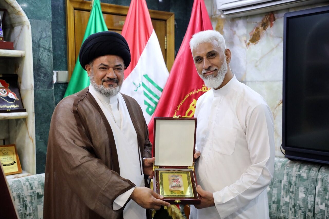 Ramadan Quran reciters honored by Imam Hussein Shrine’s custodian (+Photos)