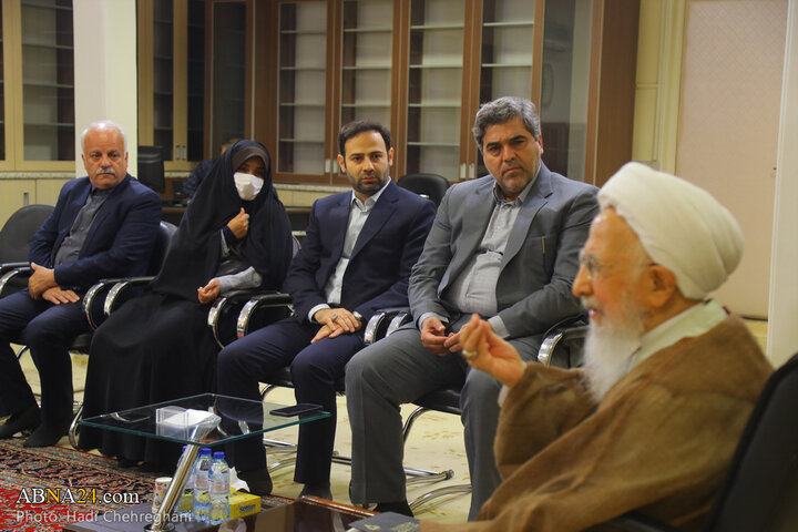 گزارش تصویری دیدار با آیت الله جوادی آملی