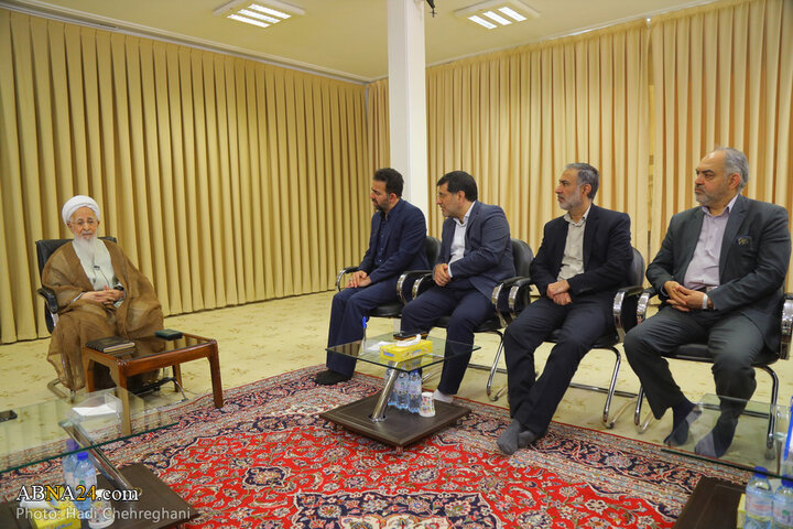 گزارش تصویری دیدار با آیت الله جوادی آملی