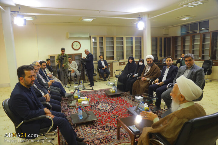 گزارش تصویری دیدار با آیت الله جوادی آملی