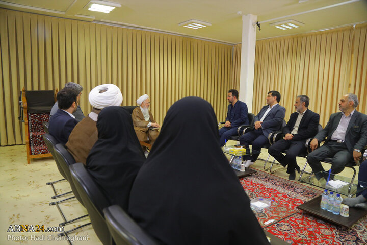 گزارش تصویری دیدار با آیت الله جوادی آملی