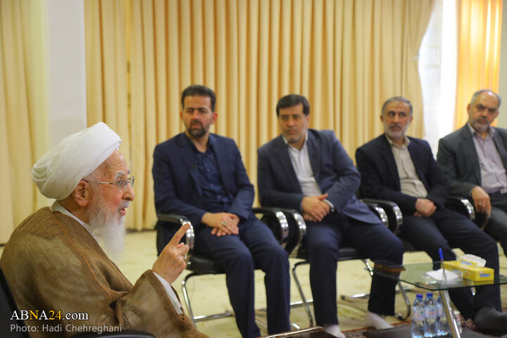 گزارش تصویری دیدار با آیت الله جوادی آملی