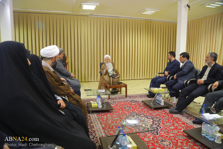 گزارش تصویری دیدار با آیت الله جوادی آملی