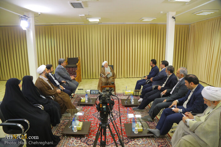 گزارش تصویری دیدار با آیت الله جوادی آملی
