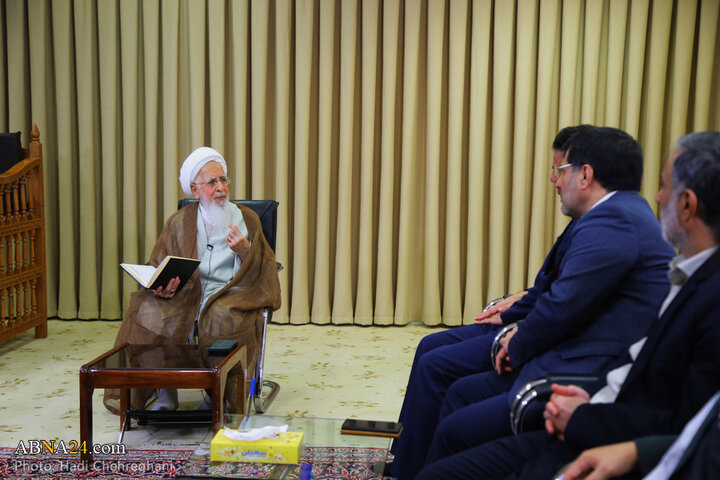 گزارش تصویری دیدار با آیت الله جوادی آملی