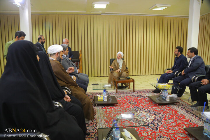 گزارش تصویری دیدار با آیت الله جوادی آملی