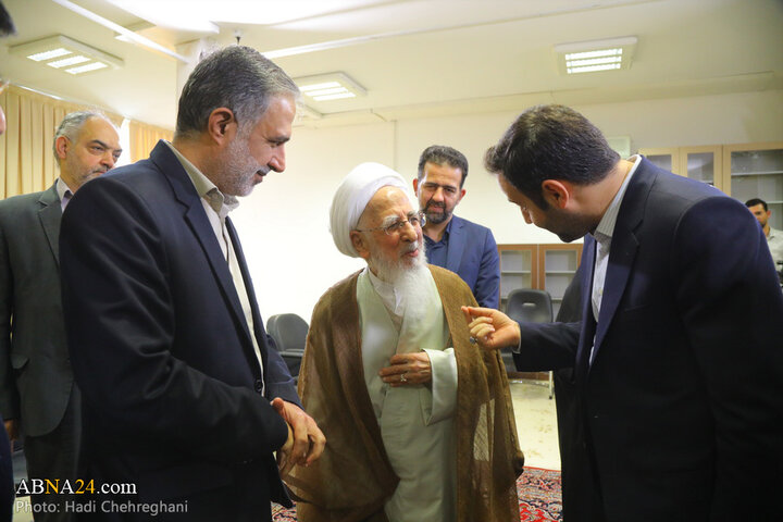 گزارش تصویری دیدار با آیت الله جوادی آملی