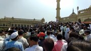 Photos: Protest led by Maulana Kalbe Jawad on anniversary of demolition of Jannat al-Baqi in India