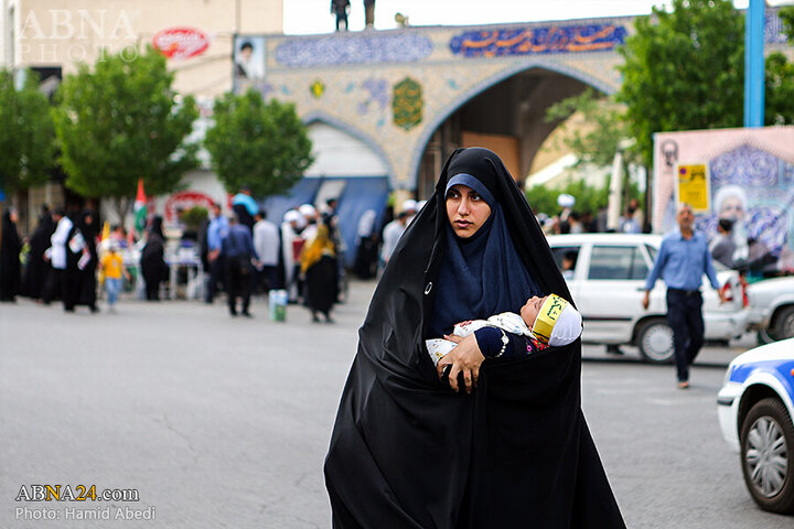 Photos: People of Qom stage massive Pro-Palestine rally